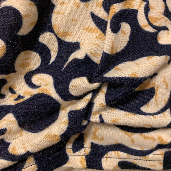 Allegra K Side Ruched Patterned Tunic Shirt - Picture 6 of 16